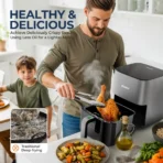5L Air Fryer, Electric Hot fryer Oven Oilless Cooker with Touch Control & Nonstick Basket & Visible Window, Family Size - Image 5