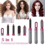 New Hair Dryer Multi Hair Styler 5 In1 Curling Iron Hair Straightener With Hair Brush Hairdryer For Hair Dryer Hair Multi Styler - Image 2