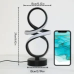 LED table lamp - dimmable bedside reading light, artistic decoration, suitable for bedrooms, study rooms, and living rooms - Image 5