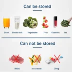 Mini Refrigerator Portable Cooler Compact Refrigerator 12V/220V For Car Truck Kitchen Home Use Picnic Camping Silent friger - Image 3