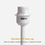 LED Table Lamps Study Bedroom Decoration Bedside Tables Rechargeable Light Touch Remote Control  Cloth Cover Reading Desk Lamp - Image 6