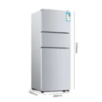 138L Mini Refrigerator Three Door Mini Household Refrigerator Silent Refrigeration Refrigerator