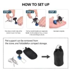 Outdoor Camping Gas Burner Outdoor Stove 3300W Camping Equipment Portable Tourist  Survival Bushcraft Kitchen - Image 6