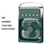 Super cooling desktop small fan spray air conditioning fan cooling miracle air cooler dormitory small USB electric fan - Image 10