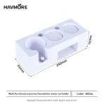 Barista Tool  Espresso Tamper Holder Black White ABS Station Coffee Knock Box Multifunction Coffee Tamper Portafilter - Image 7