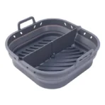 Square Silicone Air Fryer Liners Reusable Silicone Basket Easy to Clean Air Fryers Pot for 5.8 to 8 Qt Air Fryer Baking Tray - Image 5