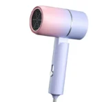 Folding Hairdryer With Carrying Bag Hot Air Anion Hair Care For Home MIni Travel Hair Dryer Blow Drier Portable Hair Brush Dryer - Image 2