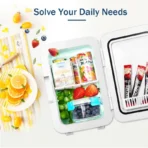 Mini Refrigerator Portable Cooler Compact Refrigerator 12V/220V For Car Truck Kitchen Home Use Picnic Camping Silent friger - Image 6