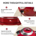 European-style retro electric kettle, 3L large capacity, constant temperature and heat preservation, a great home item - Image 5