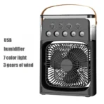 Super cooling desktop small fan spray air conditioning fan cooling miracle air cooler dormitory small USB electric fan - Image 7