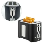 Toaster Multifunctional Alloy 2 Slice Toaster with Detachable Tray for Breakfast   800W - Image 3