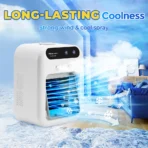 Wireless Portable Air Cooler Desktop Water Mist Cooling Fan USB Rechargeable Air Conditioning Cooler For Office Home Use - Image 4