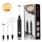 Portable Electric Milk Frothers Handheld Blender USB Mini Coffee Maker Whisk Mixer Cappuccino Cream Egg Beater Food Blender - Image 7