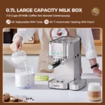 Coffee Machine Parts - Automatic Milk Box Compatible with CM1638, MK-801 Milk Frother, 0.7L Capacity Cafelffe - Image 4