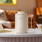 New Small 400ml Electric Kettle Portable 300W Multifunctional Travel Home Stainless Steel Electric Stew Cup Health Pot