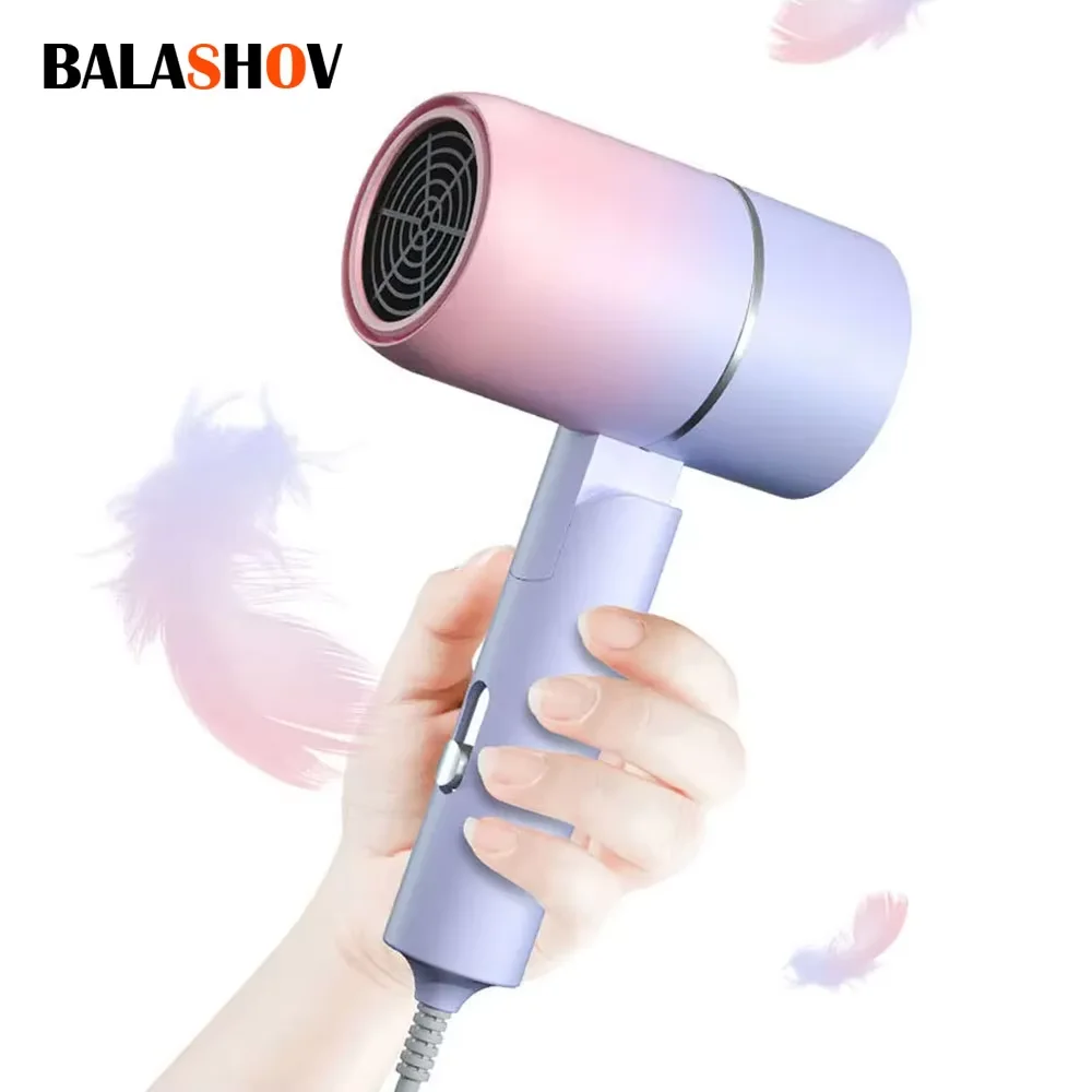 Sad27a4b5a38f4873912498ea550a279a2.webp MIni Folding Hairdryer 750W with Carrying Bag Hot Air Anion Hair Care for Home Travel Hair Dryer Dormitory Blow Drier 220V-240V - Image 1