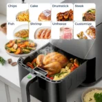 5L Air Fryer, Electric Hot fryer Oven Oilless Cooker with Touch Control & Nonstick Basket & Visible Window, Family Size - Image 2