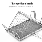 WESTTUNE Outdoor Multi-Purpose Toast Grill Portable Bread Toasters Folding Camping Stove Toaster for Hiking Garden Picnic Beach - Image 4