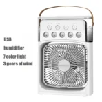 Super cooling desktop small fan spray air conditioning fan cooling miracle air cooler dormitory small USB electric fan - Image 8
