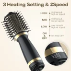 hair dryer brush in one, 4in1 hair dryer brush hair dryer with oval bucket, mini hot air brush for all hair types, suitable gift - Image 4