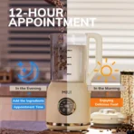 Food Blender, Multifunctional Hot & Cold Cooking Blender for Kitchen, 34oz./1L Smart Smoothie Blender with Self-Cleaning - Image 6