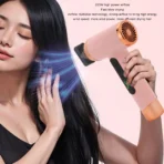 Hot and Cold Air Hair Dryer 15000mAh 200W Lightweight Multi Modes Portable Hair Dryer Ergonomic Grip with Nozzle for Travel - Image 6