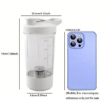 New Portable Electric Shaker Bottle USB Rechargeable Blender Multipurpose Mixer Cups for Fitness Workout  Automatic Mixing Cup - Image 6