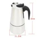4/6/9 Cups Moka Pot Caffe Machine Espresso Cups Coffee Makers Latte Percolator Stove Top Moka Coffee Maker - Image 7