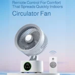 Cooling Home Desktop Shaking Head USB Charging Fan Air Circulation Intelligent Voice Timing Fan Home&dormitory Desktop Fan