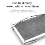 WESTTUNE Outdoor Multi-Purpose Toast Grill Portable Bread Toasters Folding Camping Stove Toaster for Hiking Garden Picnic Beach - Image 5