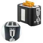 Toaster Multifunctional Alloy 2 Slice Toaster with Detachable Tray for Breakfast   800W - Image 2