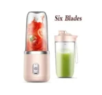Portable Blender Bottle Electric 6 Blades Multifunction Juice Blender Fresh Juice Smoothie Blender Ice CrushCup Food Processor - Image 9