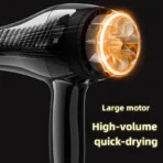 Hair dryer 2200W Professional and powerful hair dryer Quick heating Heat regulation Ion air dryer with air temperature care - Image 2