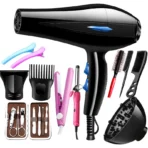 Hair Dryer 2200W Professional Powerful Hair Dryer Fast Heating Hot And Cold Adjustment Ionic Air Blow Dryer with Air Collecting - Image 8