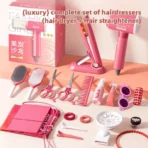 Make up Toys Simulation Haircut Kit Children's Hair Dryer Role Playing Game Educational Toys for Girls Pretend Play Kids Gifts - Image 6