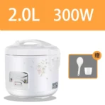 Portable Rice Cooker Automatic Household Kitchen Electric Cooking Machine Food Warmer Steamer 2L Small Rice Cooker - Image 3