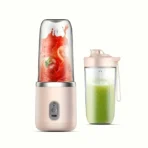 1pc USB Rechargeable Portable Blender - Dual-Cup ,Compact & Durable, Includes Carry Strap, Ideal for Smoothies and Breakfast - Image 7
