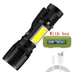 Rechargeable LED Flashlight Zoomable Torch with LCD Display 3 Modes Waterproof High Power Hand Light Outdoor Wilderness Camping - Image 14