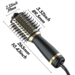 hair dryer brush in one, 4in1 hair dryer brush hair dryer with oval bucket, mini hot air brush for all hair types, suitable gift - Image 3