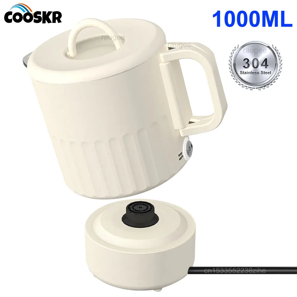 Sd2579fc6102849f090b31b016f6e8352J.webp Electric Kettle 1L Electric Pot Folding Stainless Steel Thermo Pot Electric Tea Coffee Pot Electric Water Kettle for Travel - Image 1