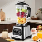 6000W Powerful Blender, Blender Smoothie Maker Table Blender with 2.5L Container, Professional Blender Mixer for Ice,Nut,Fruit - Image 4