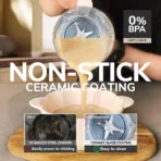 Food Blender, Multifunctional Hot & Cold Cooking Blender for Kitchen, 34oz./1L Smart Smoothie Blender with Self-Cleaning - Image 4