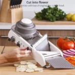 Manual Slicer Multifunctional Vegetable Cutter Gadgets Manual Food Processors Grater Machine Processor Rapid Slicer Kitchen Tool - Image 5