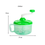 Manual Food Processor Multifunctional Meat Mixer Blender Practical Hand Power Food Chopper for Meat Salad Nuts Lettuce Puree - Image 6