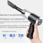 Car Vacuum Cleaner 120000PA Powerful Cleaning Machine Cars Cleaner Mini Wireless Portable Hand held Cleaner for Home Appliance - Image 5