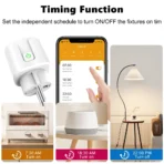 Matter WiFi Smart 16A/20A Plug EU Smart Socket Power Outlet Home Appliance for HomeKit SmartThings Works with Siri Alexa - Image 5
