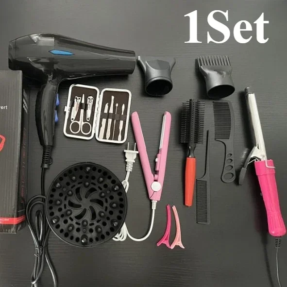 Hair Dryer 2200W Professional Powerful Hair Dryer Fast Heating Hot And Cold Adjustment Ionic Air Blow Dryer with Air Collecting