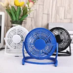 Desk USB Silent Fan Cooler For Laptop Notebook PC Desktop Summer Cooling Fans 180 Degree Rotation 4 Blades USB Mini Fan - Image 2
