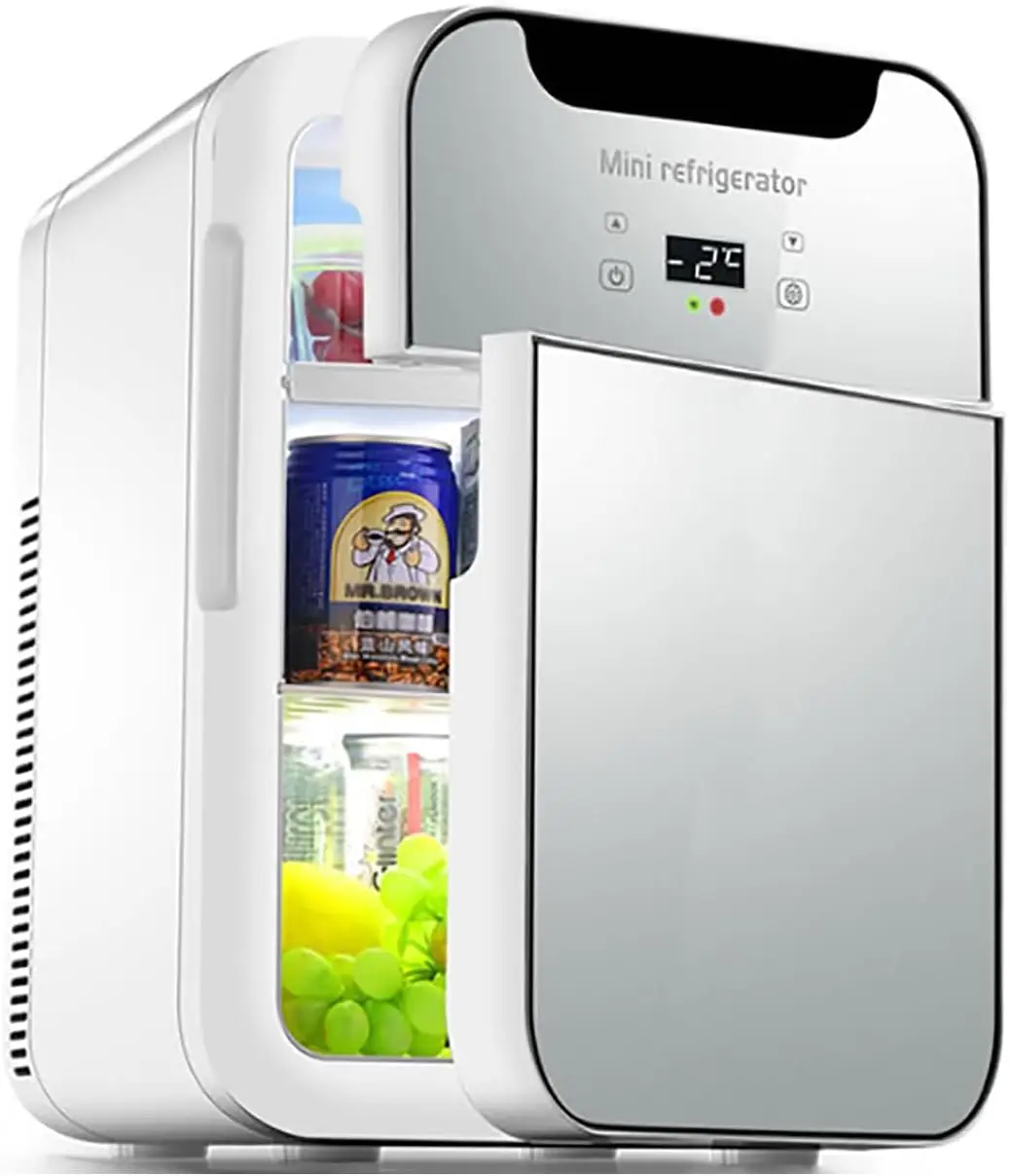 Se50d52f797994c70908490945423845fx.webp Mini Fridge For Bedroom, 12 Volt Portable Car Refrigerator, 20 Liter Capacity, Cool Down To About 28°C And Hold 25 - Image 1