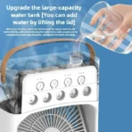 Super cooling desktop small fan spray air conditioning fan cooling miracle air cooler dormitory small USB electric fan - Image 4